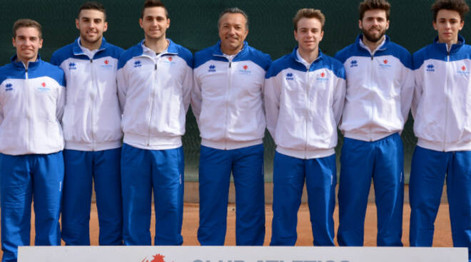 La formazione di serie C del Tennis Club Faenza