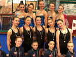 Le atlete della A.S.D. Rhythmic Ravenna