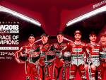 Alcuni dei piloti Ducati protagonisti della “Race of Champions” sabato 21 al Misano World Circuit "Marco Simoncelli"