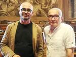 Rocco Ronchi e Lorenzo Bazzocchi, organizzatori dell'iniziativa a Forlì