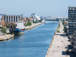 Panoramica della Darsena di città a Ravenna