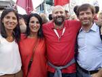 Andrea Maestri con Pippo Civati e altri esponenti di Possibile (foto tratta dal suo profilo Facebook)