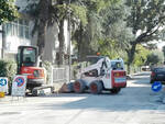 Cantiere stradale in zona Scuola Camerani