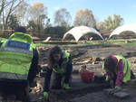 Archeologi al lavoro nel sito della Villa Romana di Russi