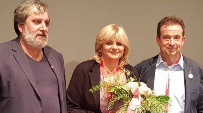 Maura Masotti con Costantino Ricci e Giancarlo Bertozzi