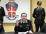 Un'immagine della conferenza di oggi al Comando Provinciale Carabinieri di Ravenna