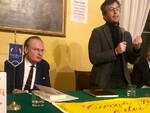 Diego Fusaro con il Presidente del Circolo Beppe Rossi e con il Vice Presidente Piero Roncuzzi