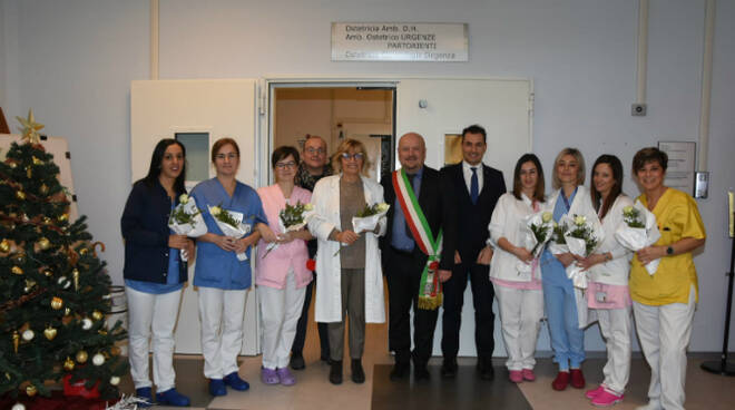 L'onorevole Morrone e il sindaco Drei all'ospedale di Forlì