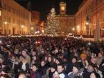 Un'immagine di piazza del Popolo durante i festeggiamenti di lunedì 31 dicembre