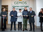 Un momento dell'inaugurazione del Centro di Cottura Gemos