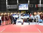 Il gruppo degli arcieri premiati per il 5° Italian Challenge a RiminiFiera (foto FITARCO)