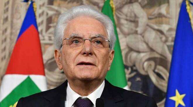 Il presidente della repubblica Mattarella