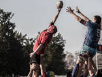 Il Romagna RFC contro Arieti Rieti. Foto Filippo Venturi