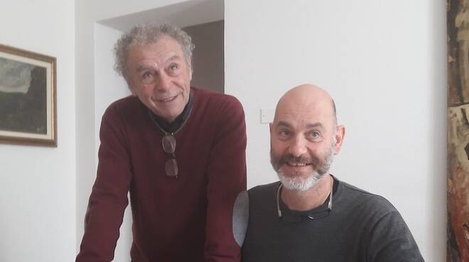 Massimo Medri con Enrico Mazzolani (foto tratta dal profilo Facebook di Massimo medri)