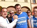 Gabriele Padovani con Matteo Salvini