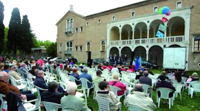 Giardini pubblici di Ravenna, evento Cgil, Cisl e Uil