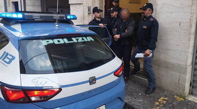 Il latitante catturato dagli agenti di Rimini
