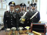 La droga sequestrata dai Carabinieri