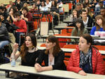 Nella foto gli studenti alla Sala Icaro