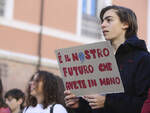 Un'immagine del 1° Global Climate Strike in piazza del Popolo