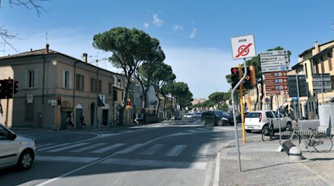 Via Maggiore, foto d'archivio