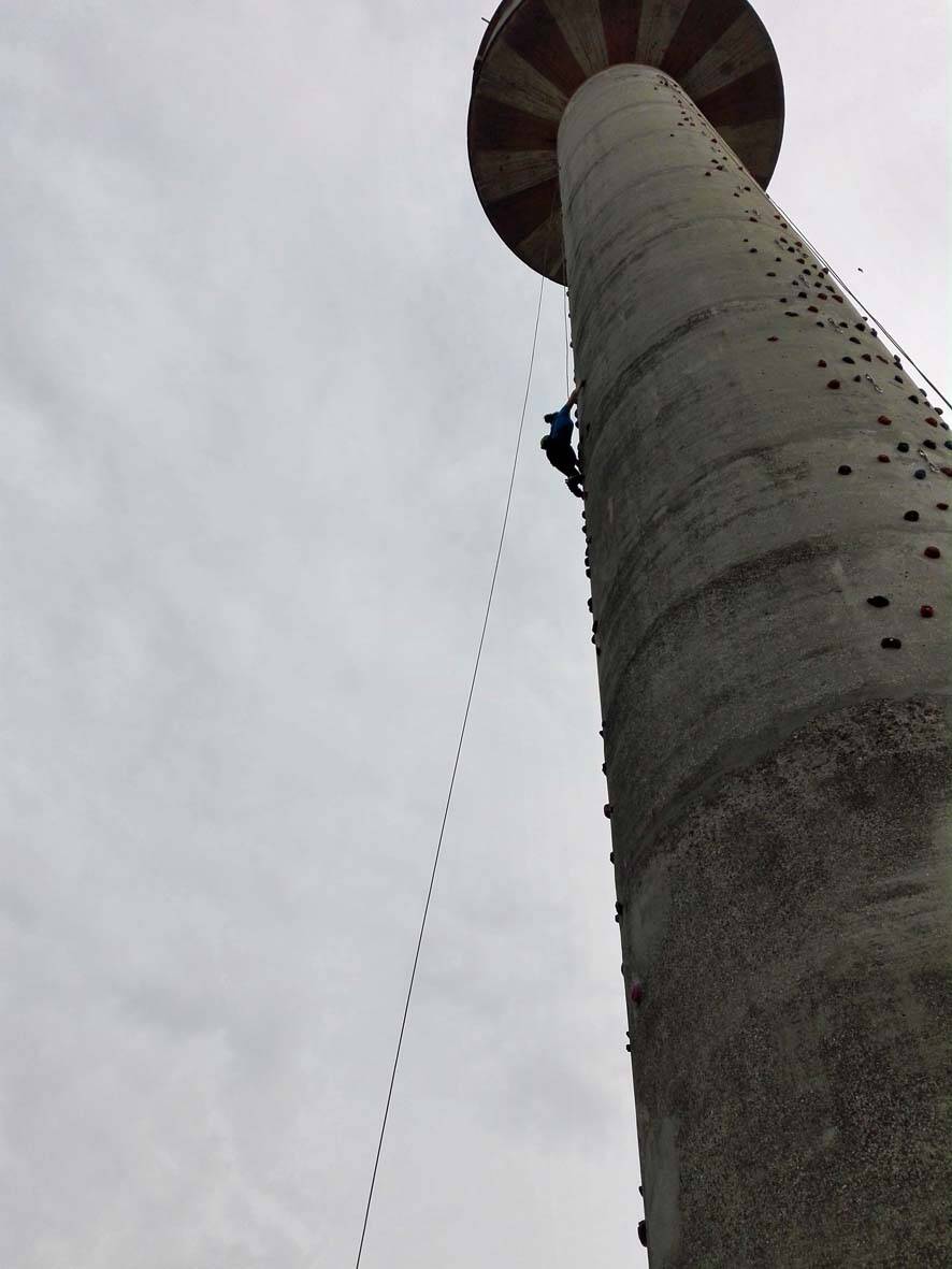 Astroclimbing alla Torre dell'Acquedotto di Ravenna