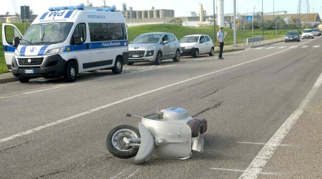 incidente via baiona vespa