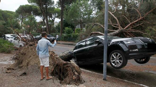 Tromba d'aria a Milano Marittima - 10 luglio 2019