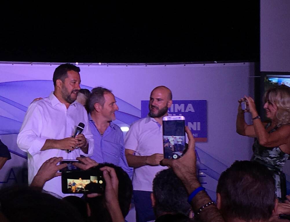 Matteo Salvini alla Festa della Lega a Cervia - 2 agosto