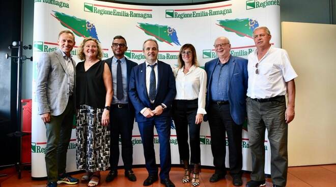 a Forlì i Campionati italiani Under 16 di atletica leggera, foto conferenza a bologna