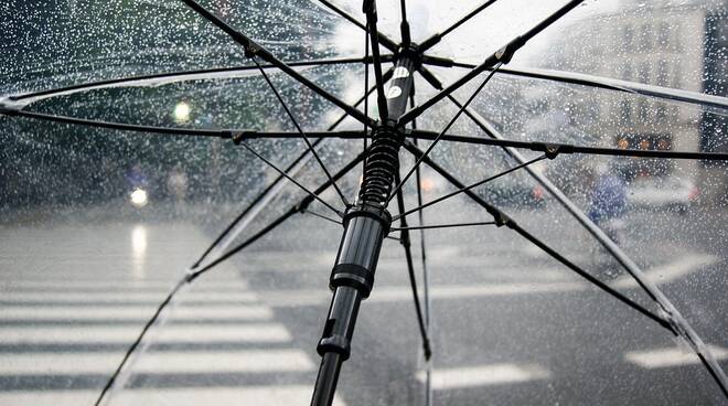 ombrello pioggia città
