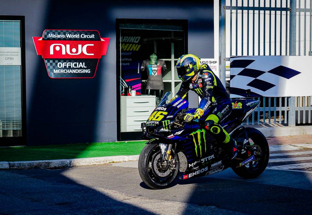 Valentino Rossi nella Riders'Land 