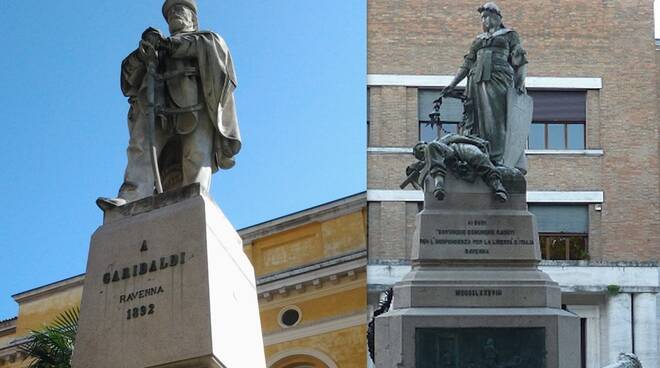 monumenti Garibaldi - Giuseppe e Anita