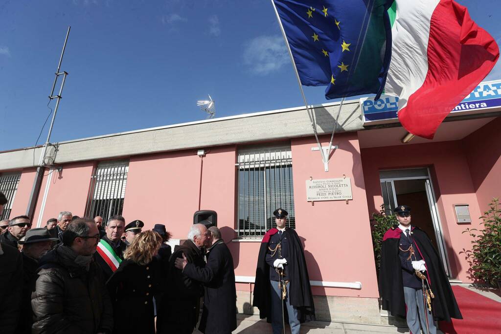 Cerimonia in memoria dei poliziotti Missiroli - Pezzi