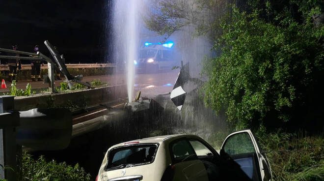 auto fuori strada gambellara 