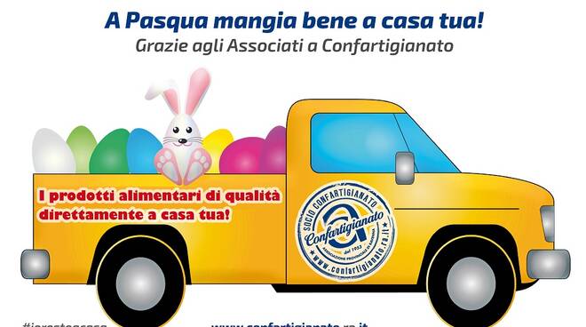 La Pasqua di Confartigianato è “a casa tua”: tante le aziende che consegnano a domicilio 