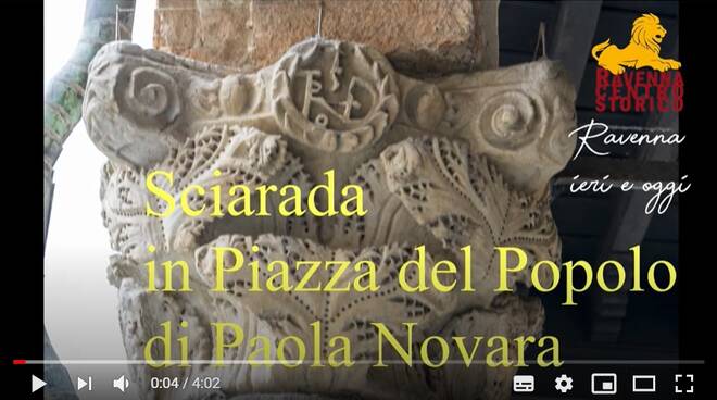 Paola Novara svolge la 'sciarada' celata sui capitelli in Piazza del Popolo VIDEO