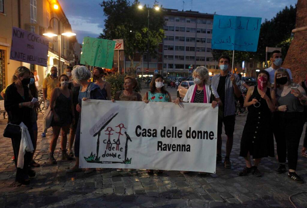 Manifestazione a favore del ddl Zan in Piazzetta Ghandi