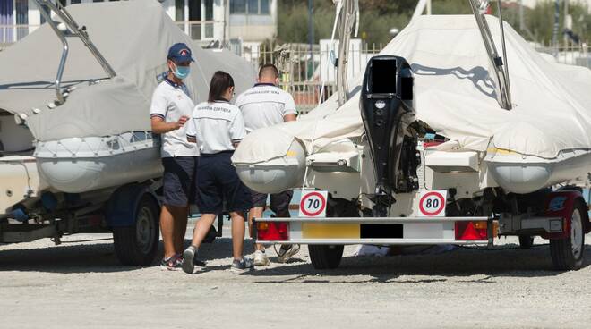 Milano Marittima. Trovato il corpo senza vita del diportista disperso in mare (foto zani)