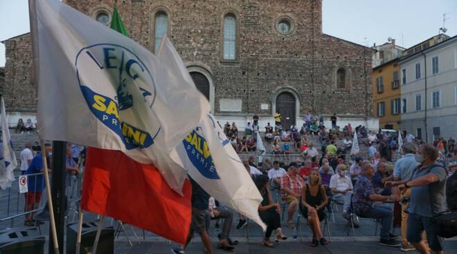 Salvini a Faenza per il candidato sindaco Paolo Cavina