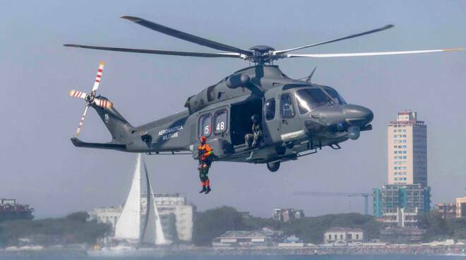 esercitazione Elicottero dell’Aeronautica Militare cervia