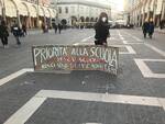 Faenza, studenti in piazza contro il ritorno alla DAD - novembre 2020