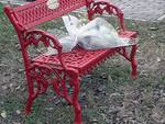 panchine rosse Bagnacavallo 