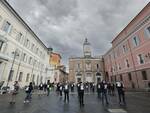 Flash mob contro la didattica a distanza in piazza del Popolo a Ravenna