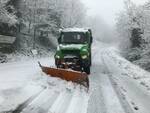 neve nella zona collinare di Cesena