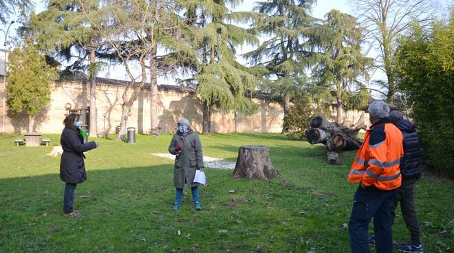 Parco delle Cappuccine di Bagnacavallo: sopralluogo in vista della riapertura ad aprile