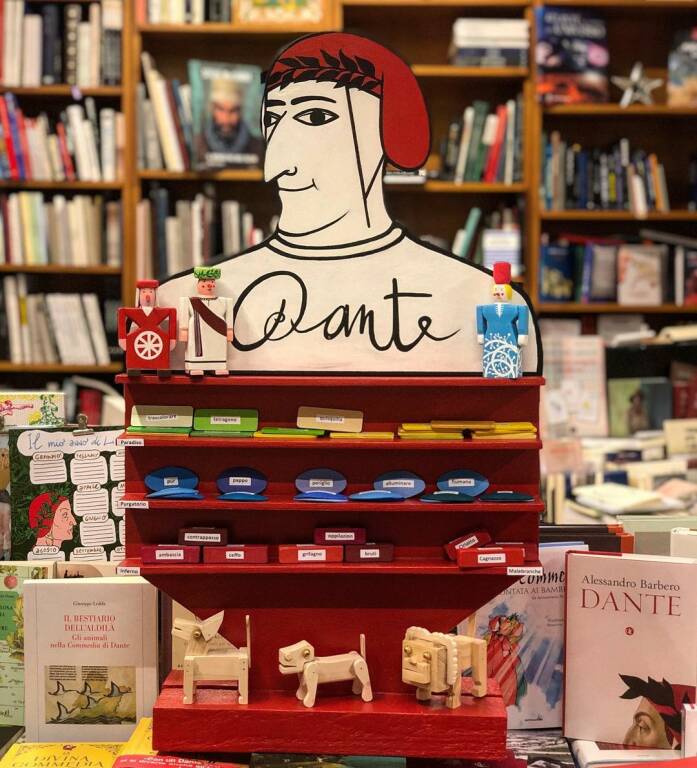 Busto-Bacheca Dante - Libreria Longo 