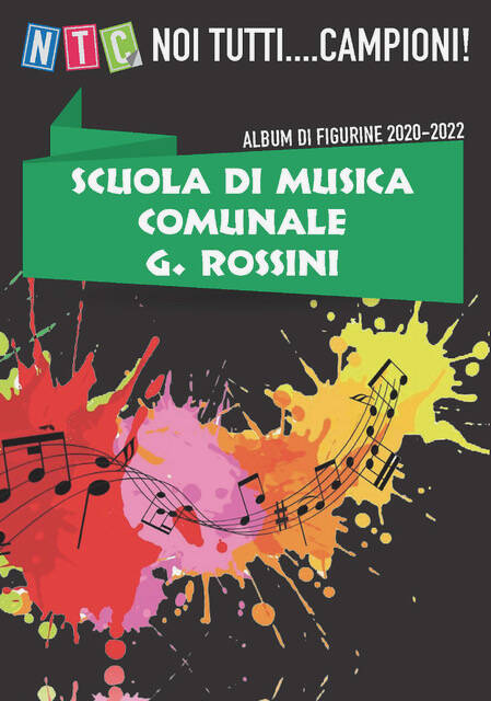 album di figurine Scuola di Musica Rossini