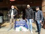 Banchetto Fratelli d'Italia a Forlì