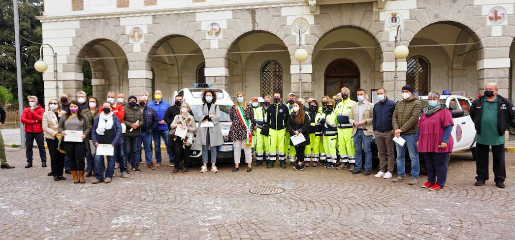 Fiat Doblò adibito al trasporto disabili,